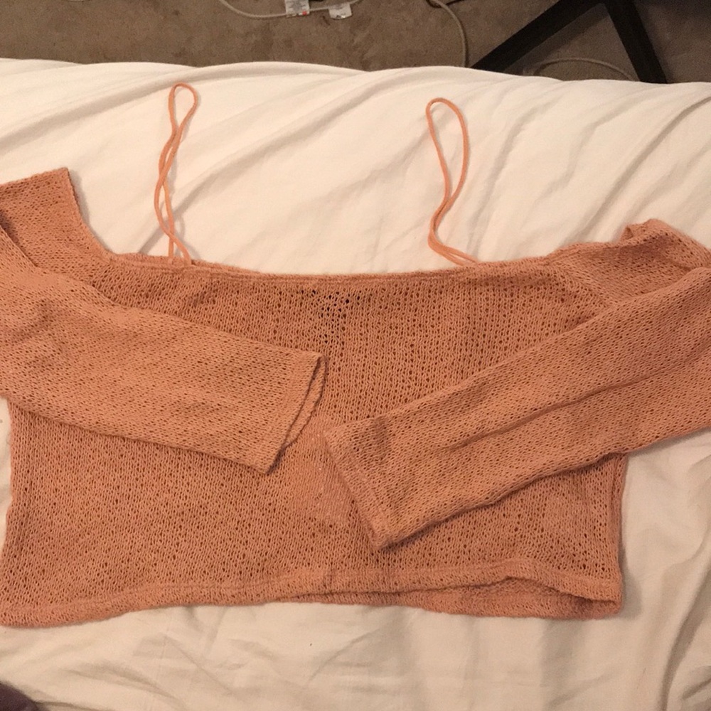 Off the shoulder sweater